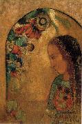 Odilon Redon Lady of the Flowers USA oil painting artist